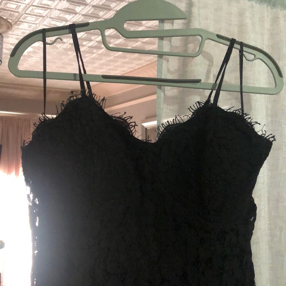 Black Lace Strap Dress - Picture 3 of 8